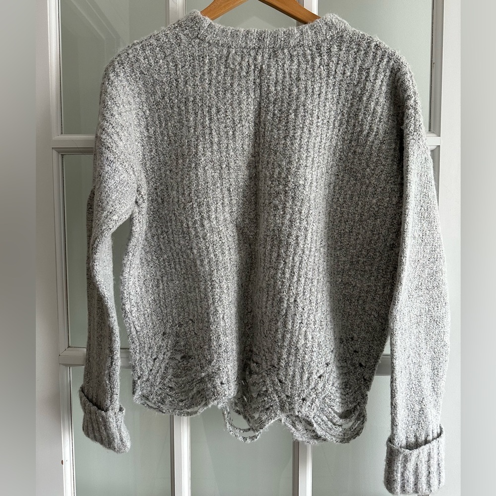 Grey Knit Sweater - Picture 2 of 2